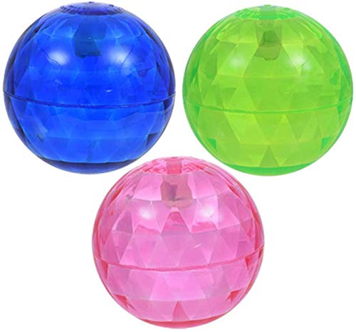 Balle de rebond LED blinkee de 10,2 cm en lot de 2 pour jeux nocturnes
