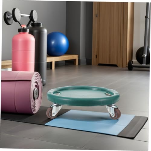 Rueda de ejercicios abdominales con ruedas estables para entrenamiento de core 5