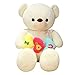 Peluche 80 Cm Ours en Peluche Huggable avec des Coeurs Mignon en Peluche Jouet en Peluche Animaux en Peluche Jouets Kawaii Doux en Peluche pour Les Enfants