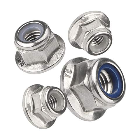 Tuerca con Reborde Yudesun de Acero Inoxidable y Nylon M4-M12 Cover