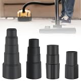 Universal Vacuum Hose Adapters - 4pc Set, 1-3/8" to 1-1/4" Vac Hose Adapter Kit