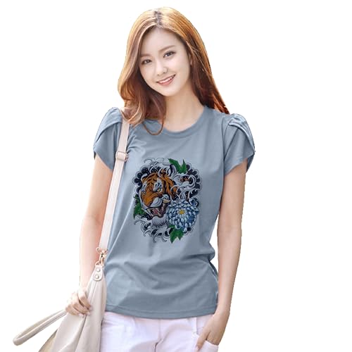 Image of Venisa Lycra Printed Casual Wear Tshirt