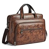 【Bandoulière réglable】La bandoulière de ce sac pour ordinateur portable pour homme et femme est amovible et peut être ajustée, la longueur varie de 71 à 120 cm, vous pouvez facilement ajuster la longueur en fonction de la forme de votre corps. Et la bandoulière est équipée d'un rembourrage d'épaule en cuir souple qui peut réduire efficacement le stress de votre épaule. Assurez-vous que votre épaule reste confortable même pendant une longue période, facilitez votre voyage d'affaires