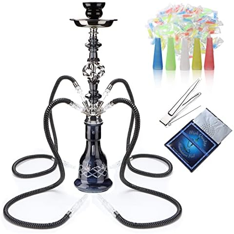 GRENAOH 22" Premium Hookah Set 4 Hose Cover