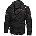 Chaqueta para Hombre, Gruesa, Cálida, Militar, Bombardero Táctico, Chaquetas para Hombre, Prendas...