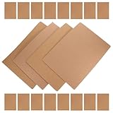 FUNOMOCYA 20pcs Corrugated Cardboard Sheets A5 15x21cm DIY Craft Paperboard for Mailing Packaging Inserts Industrial Shipping Supplies