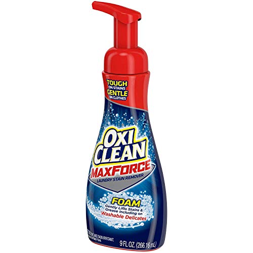ÓxiClean Max Force Espuma Pré-Tratamento de Lavanderia, 255 g (Pacote com 4)