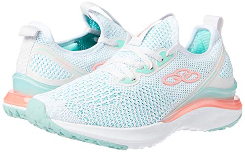 Tênis Supera, Olympikus, Feminino, Branco/Verde Claro, 36