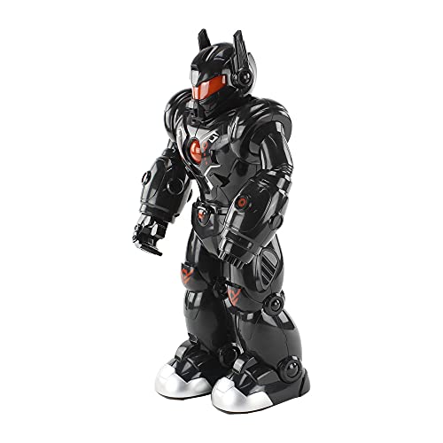 Robô Musical Preto com Luz e Som, BBR Toys