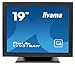 Produktbild iiyama ProLite T1931SAW-B5 48 cm 19" LED-Monitor Full-HD Single Touch SAW VGA HDMI DP IP54 Front schwarz