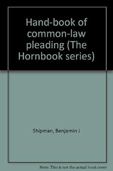 Hardcover Hand-book of common-law pleading (The Hornbook series) Book