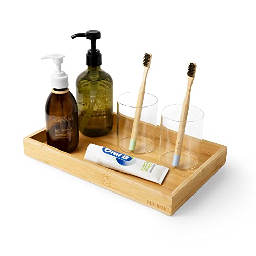 NAUMOO Bamboo Tray for Bathroom