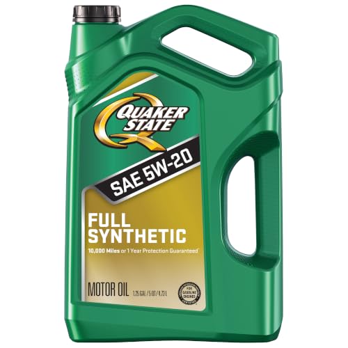 Quaker State Full Synthetic 5W-20 Motor Oil, 5-Quart