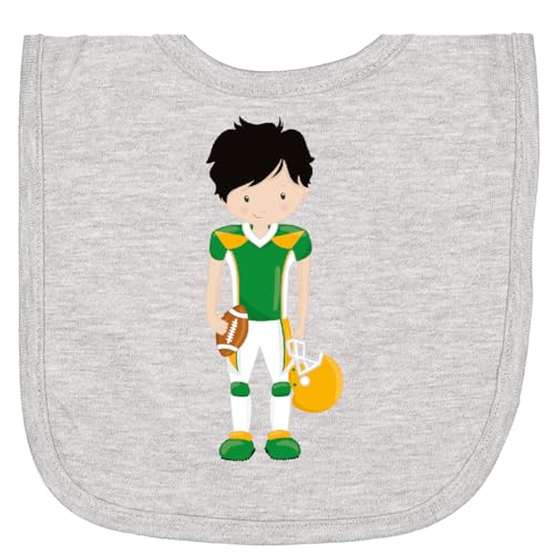 inktastic Rugby, Football, Black Hair, Cute Boy Newborn Bib