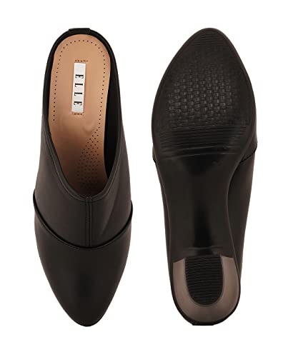 Image of ELLE Women's Slip-On Block Heel Mules