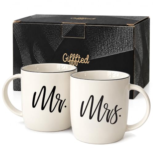 Triple Gifffted Mr and Mrs Coffee Mugs