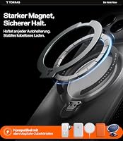 TORRAS Ostand Q3 Air für iPhone 17 Pro Hülle, Schwarz – Ansicht 5