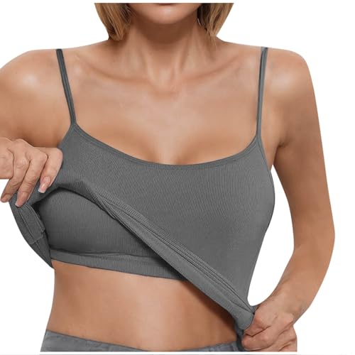 Camisola ajustada sin mangas con relleno integrado para un soporte óptimo