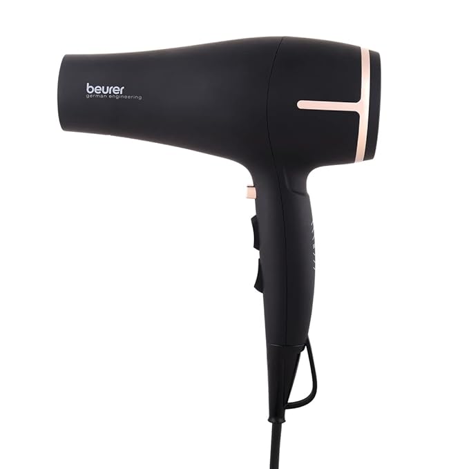 Beurer HC 60 1400 watts hair dryer with 3 heat & 2 blower setting and Detachable Slim professional nozzle | Volume diffuser | 3 Years Warranty, Black at Rs. 999