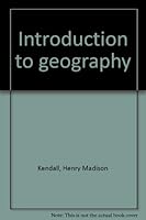 Introduction to geography B0007DNDNQ Book Cover