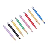LABRIMP 8Pcs Modèles Coloré Mobilier Scolaire Bureau Minuscule Maison De Poupée en Bois Parure De Maison pour Cadeau Crayons Fournitures Fée Étude Enfants / Mise en Page Ornement Bureau