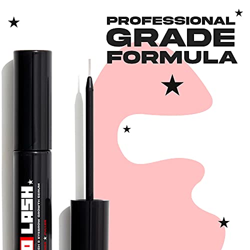 Dojo Lash Serum For Eyelash Growth - Eyebrow Enhancer And Lash Boost Serum - Promotes Appearance Of Longer, Thicker, Fuller & Healthier Eyelashes And Brows - Improved Formula With Biotin (3Ml) #TOP1