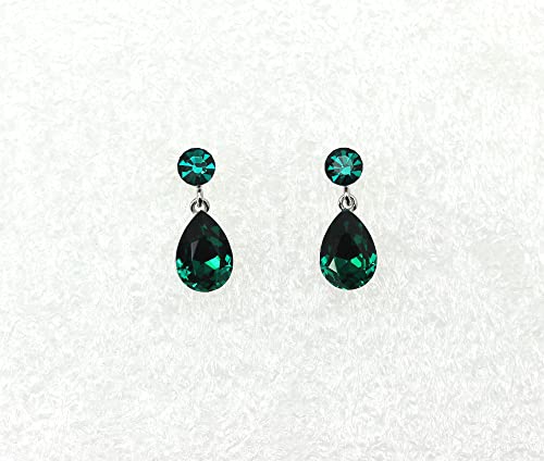 Image of Faship Gorgeous Rhinestone Crystal Floral Necklace Earrings Set