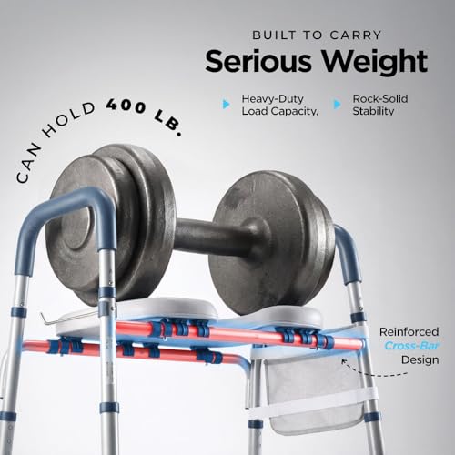 Toilet Seat Risers for Seniors Bedside Commode for Elderly Width and Height Adjustable Raised Toilet Seat with Handles for Elderly Handicap, Elevated, Pregnant, Fit Any Toilet Heavy Duty Up to 400lbs by Medical king - Image 6
