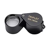 10X 18mm Fold Identifier Loupe Jewelry Magnifying Glass TT-7005B