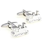 cufflinks silver 2.Material: Kupfer GuDeKe Silver Tractor French Shirt Cufflinks Silber Traktor Französisch Hemd-Manschettenknöpfe