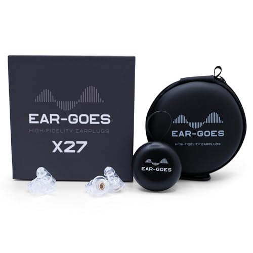 Ear-Goes X27 Earplugs for Loud Environments, Motorsport & Motorcycle Riding