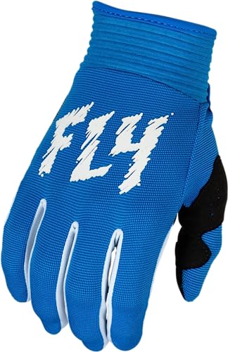 Fly Racing F-16 Youth Glove – MX, BMX & MTB Off-Road Riding Glove (True Blue/White, Large)