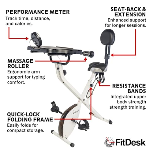FitDesk Standing Exercise Bike Desk 3.0