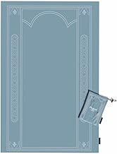 ARTMOOD HOME Prayer Mat - Waterproof Pocket Size Travel Mat for Salah, Lightweight Foldable Muslim Prayer Rug with Carrying Bag - Sakina Blue