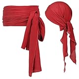 【Le Set Complet pour le Look Pirate Parfait】 Un chapeau de pirate stylé et une ceinture détaillée - tout ce dont vous avez besoin pour votre transformation. Enfilez-les et devenez instantanément un pirate mystérieux