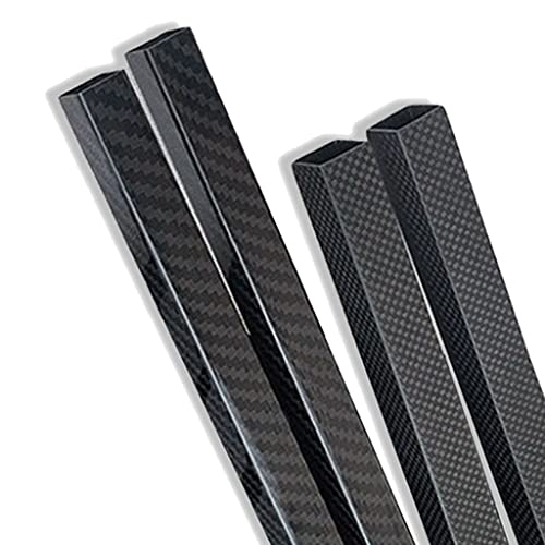 1Pcs 1000mm 3K Carbon Fiber Square Tube, OD 8mm 10 12 15 18 20 22 25 26 30mm High Strength Matte Surface Carbon Tube For R/C Model (Color : 28x28x26mm twill)
