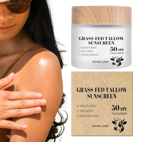 Protezione Solare Viso,Protezione UV con Ingredienti Naturali da Allevamento Estensivo