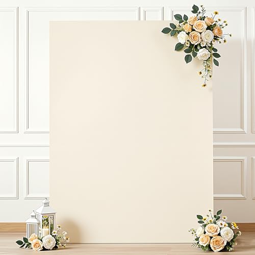 Funda para Arco Cuadrado de 6.6 x 5.2 pies Beige de Spandex miniatura 6