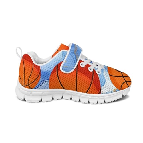 Baseball & Basketball Shoes for Boys Non Slip Little Kids Mesh Athletic Shoes Girls Running Shoes for Casual Wear,Exercise3