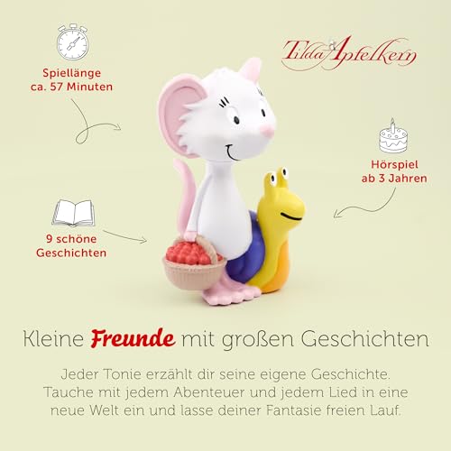 tonies Hörfiguren für Toniebox, Tilda Apfelkern – Das Drinnen-Picknick, Hörspiel mit 9 Geschichten für Kinder ab 3 Jahren… – Ansicht 4