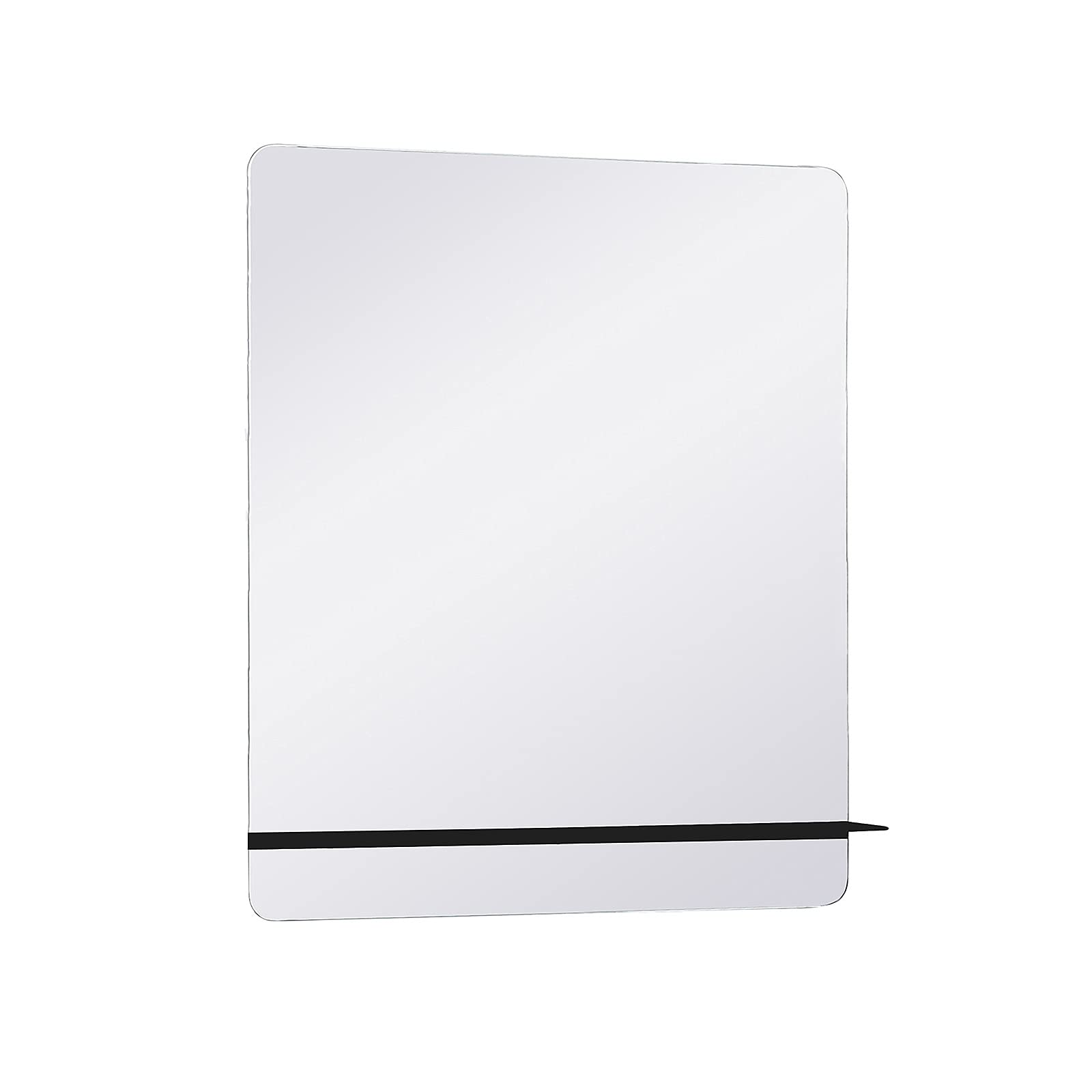 EMKE Miroir lumineux salle de bain Rétro-éclairage 80x60cm, Miroir LED avec lumière blanche froide