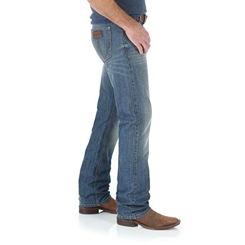 Wrangler Men's Retro Slim Straight Leg Jean, Cottonwood, 32x32