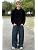 Unisex Y2K Hip Hop Baggy Wide Leg Streetwear Graphic Print Denim Jeans - 3