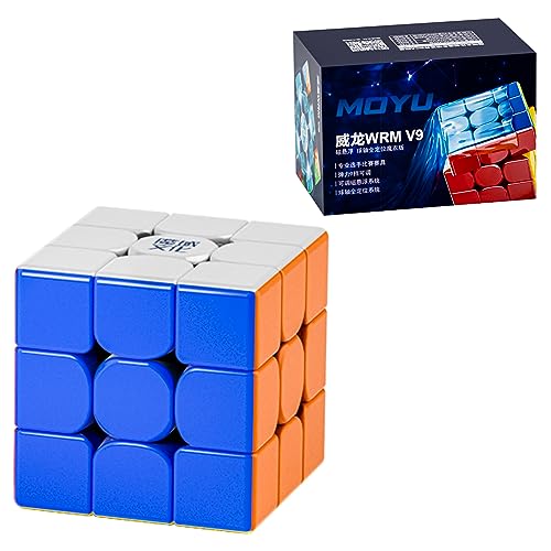 CuberShop Moyu WRM V9 Ball Core (UV Coated) Stickerless Speed Cube, moyu WeiLong WR M V9 MagLev+Core Magnets Magic Clothes Flagship 3x3 UV, WRM 2023 Ball(WeiLong WRMV9 Ball core Magic Clothes Version) by CuberShop - Used condition - US$30.01