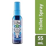 Lift WC-Sitz und 3–5 mal direkt in die WC-Schüssel, auf die Wasser spritzen.