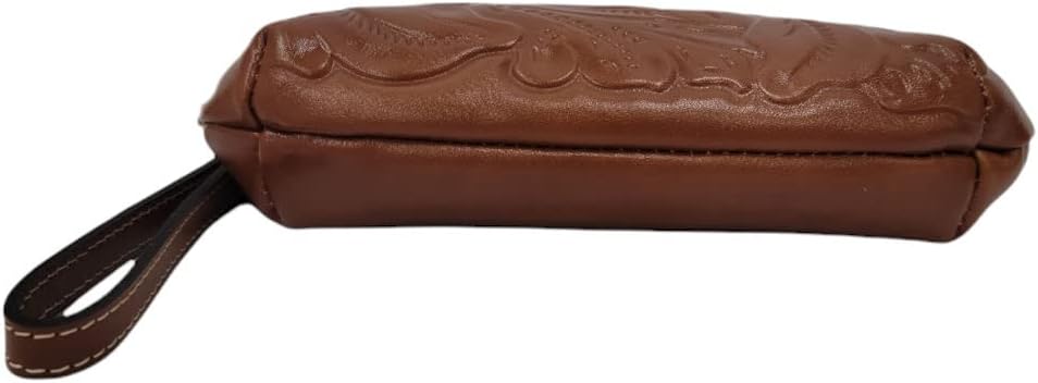 Patricia Nash Leather Savena Framed Kisslock Wristlet Wallet