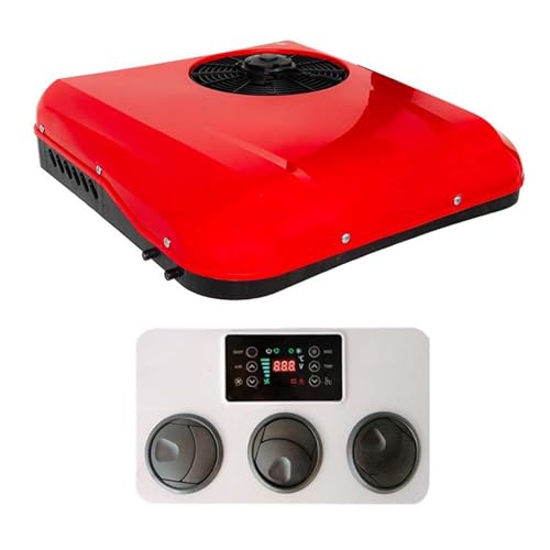 Aire acondicionado de techo con inversor de CC de 600 a 2200 W, bajo ruido, no requiere montaje para camiones