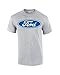 Ford T-shirt Blue Ford Logo Oval Design-sports-xl