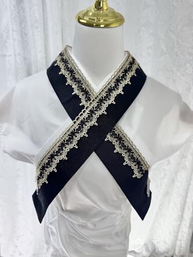 GRACEART Japanese Kimono Fake Collar Traditional Detachable Cross-Over Furisode Obiage Datejiri for Wedding Casual Yukata Outfits