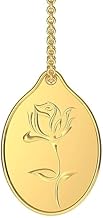Malabar Gold & Diamonds 24K (999) Gold Coin Pendant 3 grams |Gold Coin cum Pendant for Birthday, Wedding, Akshaya Tritiya & Festive Gift, Goddess Rose Impression